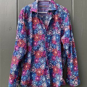 Alan Flusser Floral Dress Shirt